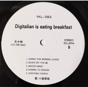 Tetsuya Komuro  小室哲哉 - Digitalian Is Eating Breakfast 1989 見本盤 Japan Promo Vinyl LP **READY TO SHIP from Hong Kong***